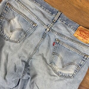 Levis 560 Comfort Fit Jeans Mens 36x32 Light Wash Baggy Tapered Denim 2004 Y2K